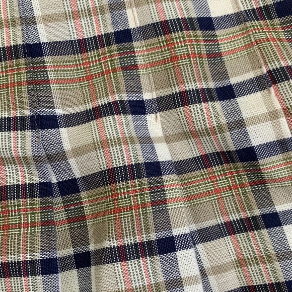 Hunter Run Pleated Plaid Mini Skirt - Picture 4 of 6